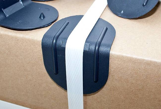 Angle parafeuillard plastique noir 40x40 mm - carton de 1000 coins parafeuillard TECPLAST - Imagen 1