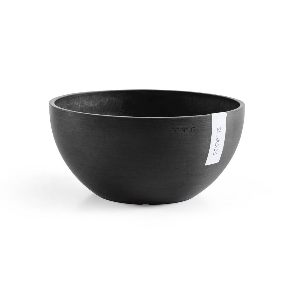 Ecopots - Pot Rond Brussels 35 Gris Foncé - Ø 35 x H. 16,5 cm - 11,5 L ECOPOTS - Imagen 4
