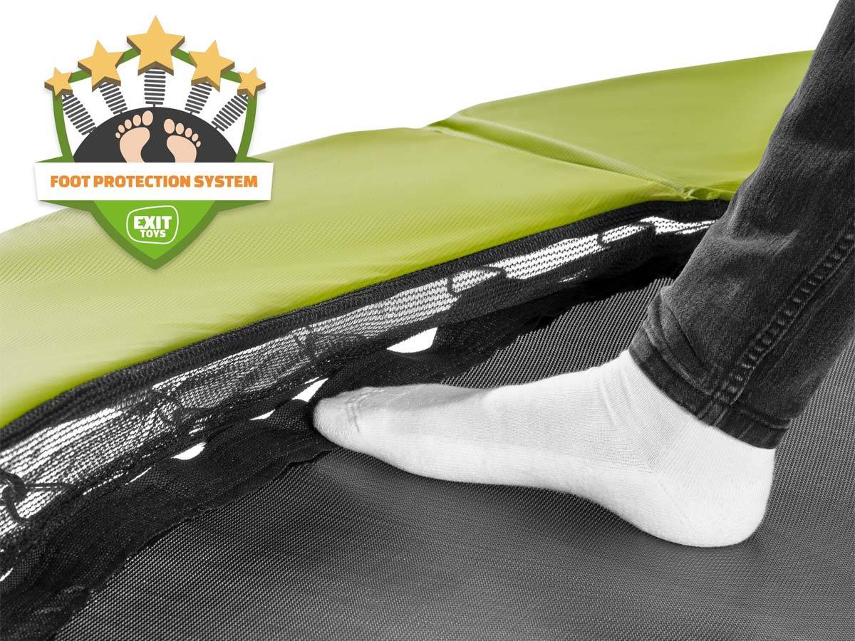 Exit Toys - Trampoline Silhouette rectangulaire 244 x 366 cm Vert - Exit Toys - Image 6