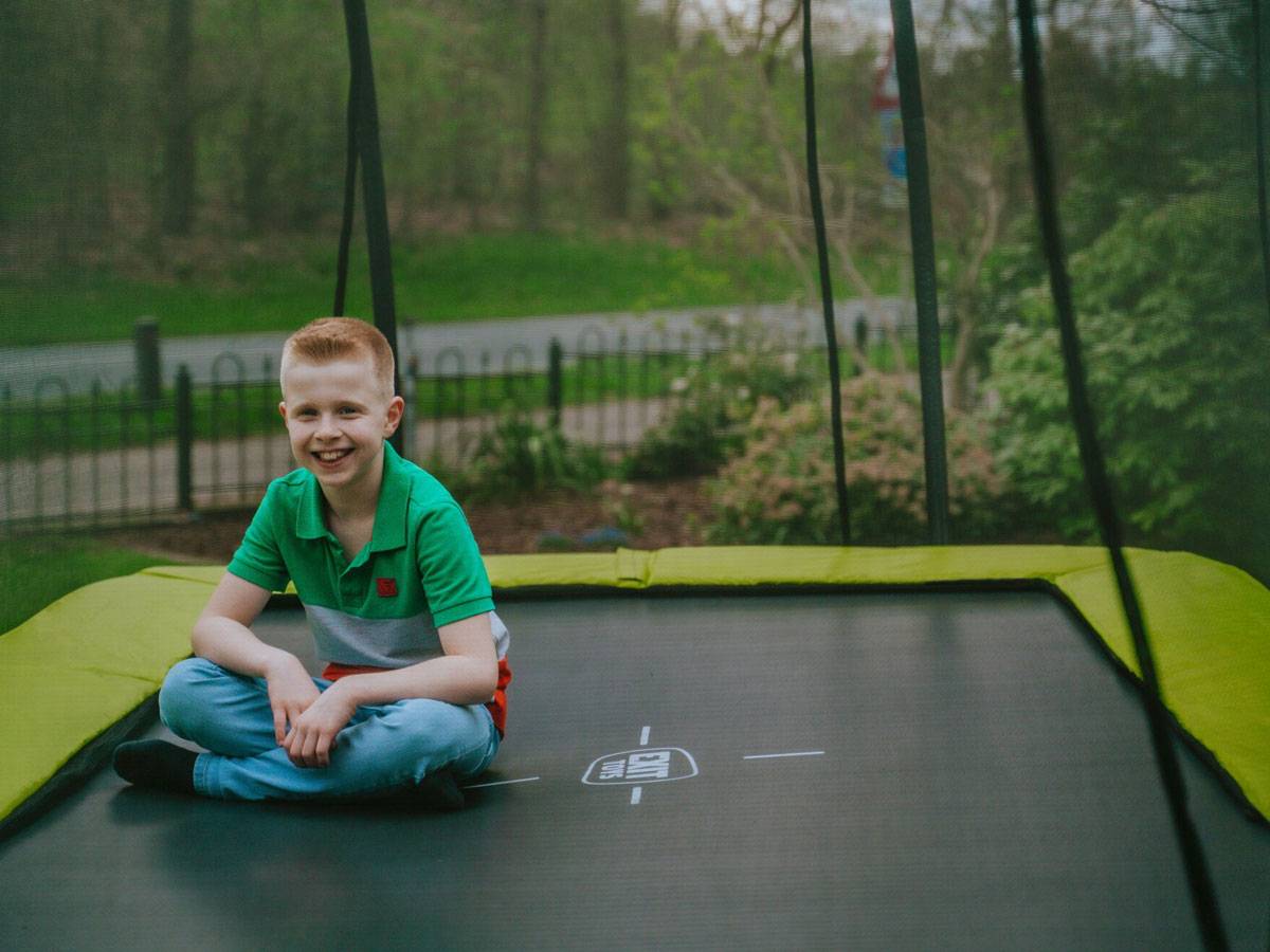 Exit Toys - Trampoline Silhouette rectangulaire 244 x 366 cm Vert - Exit Toys - Image 2