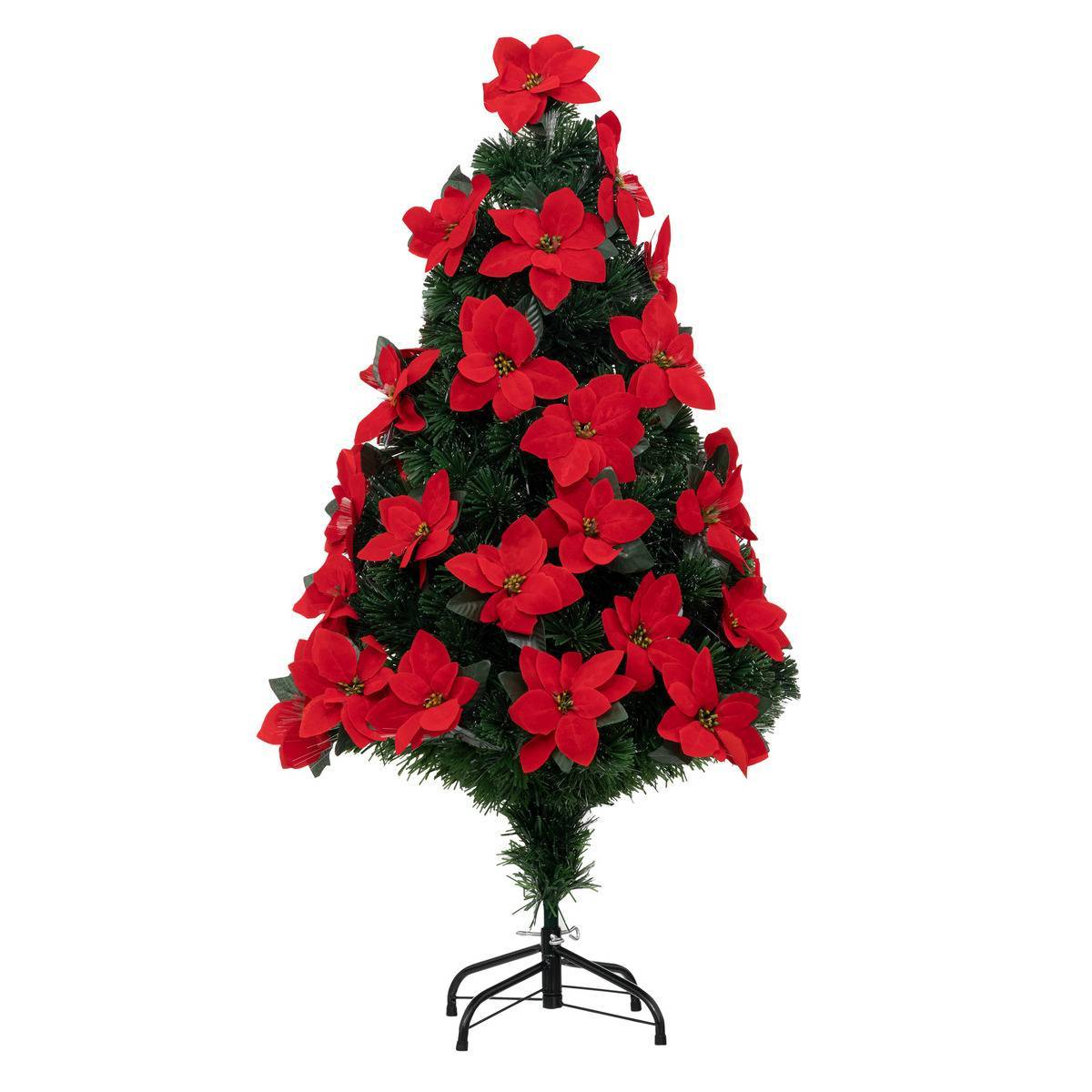 Sapin lumineux Riga 50 fibre optique H.120cm FEERIC LIGHTS & CHRISTMAS - Image 1