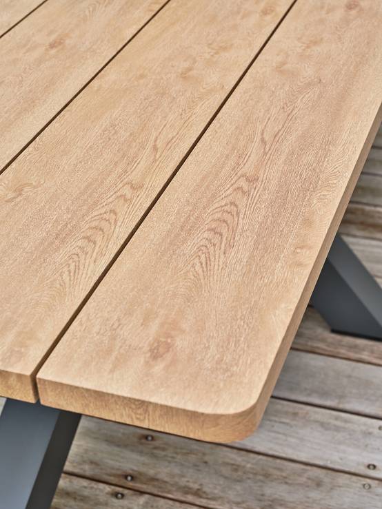 Ensemble repas de jardin KELIA 8 places - GRIS ANTHRACITE - REMARQUABLE - Image 6