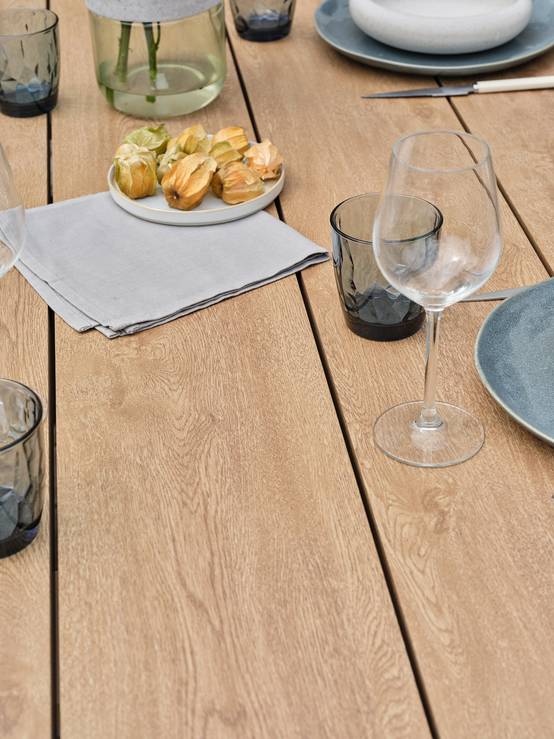 Ensemble repas de jardin KELIA 8 places - GRIS ANTHRACITE - REMARQUABLE - Image 5