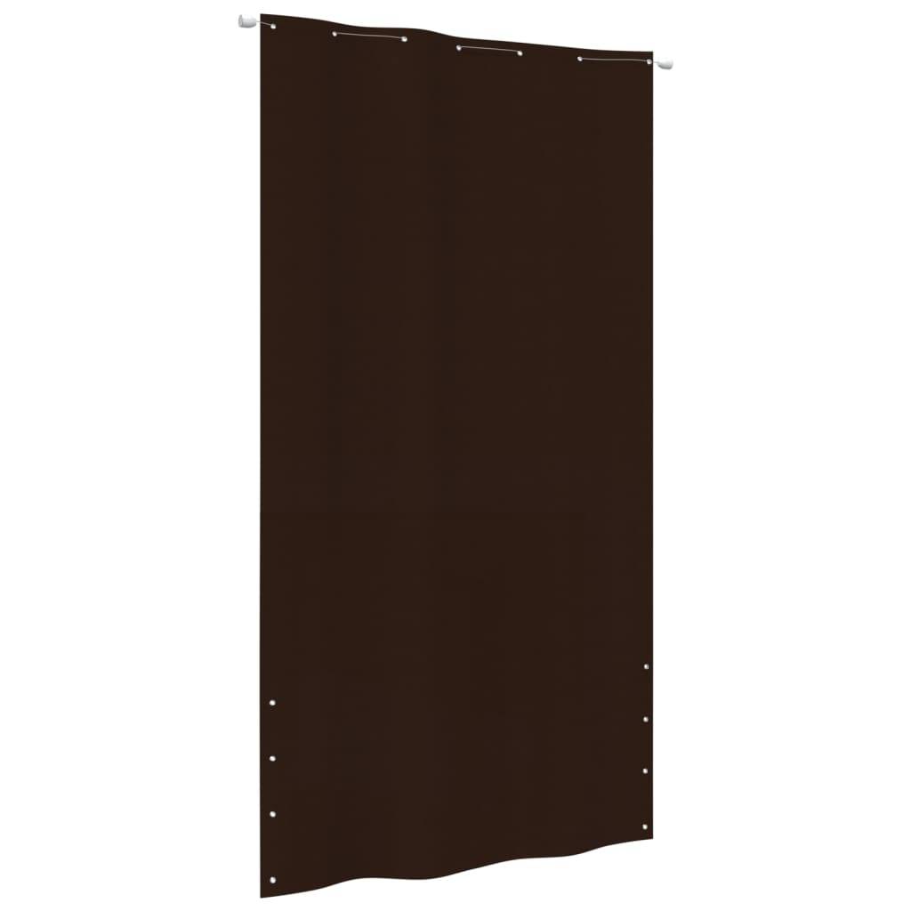 Helloshop26 - Écran de balcon brise pare vue protection confidentialité 140 x 240 cm tissu oxford marron - Imagen 1