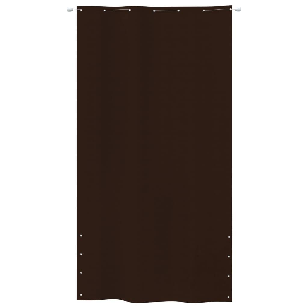 Helloshop26 - Écran de balcon brise pare vue protection confidentialité 140 x 240 cm tissu oxford marron - Imagen 2