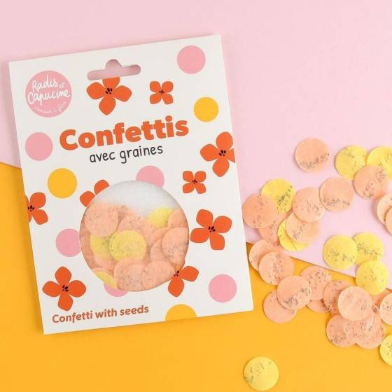 Radis et Capucine - Radis et Capucine - 50 Confettis avec graines de fleurs - Image 2