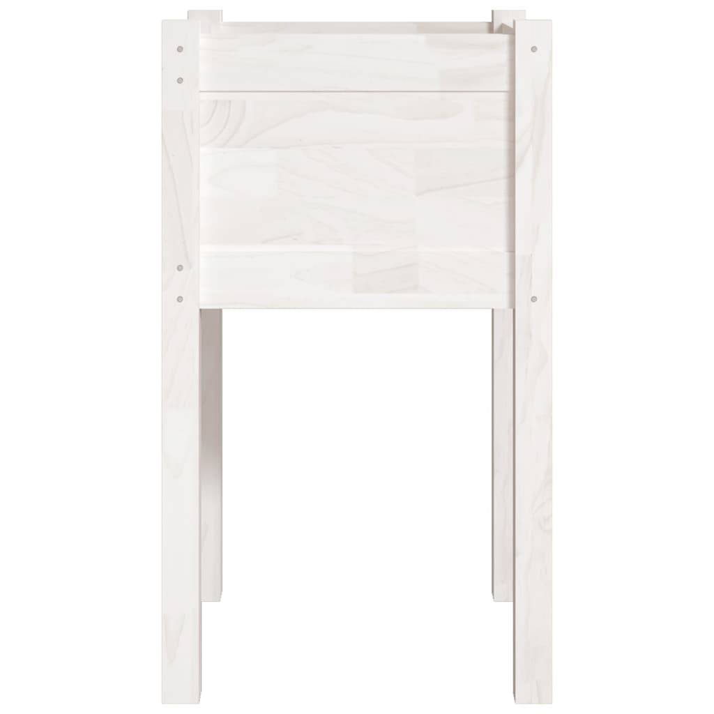 Vidaxl - Jardinières d'extérieur 2 pcs Blanc 40x40x70 cm Bois de pin vidaXL 810792 - Image 9