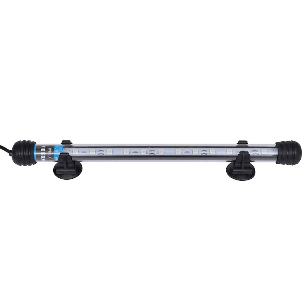 Lampe LED Aquarium Submersible Verre Ambiance Nocturne pour Poissons 28 cm Bleu - ComfortXL Outdoor Living - Image 3