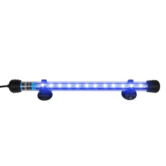 Lampe LED Aquarium Submersible Verre Ambiance Nocturne pour Poissons 28 cm Bleu - ComfortXL Outdoor Living - Image 2