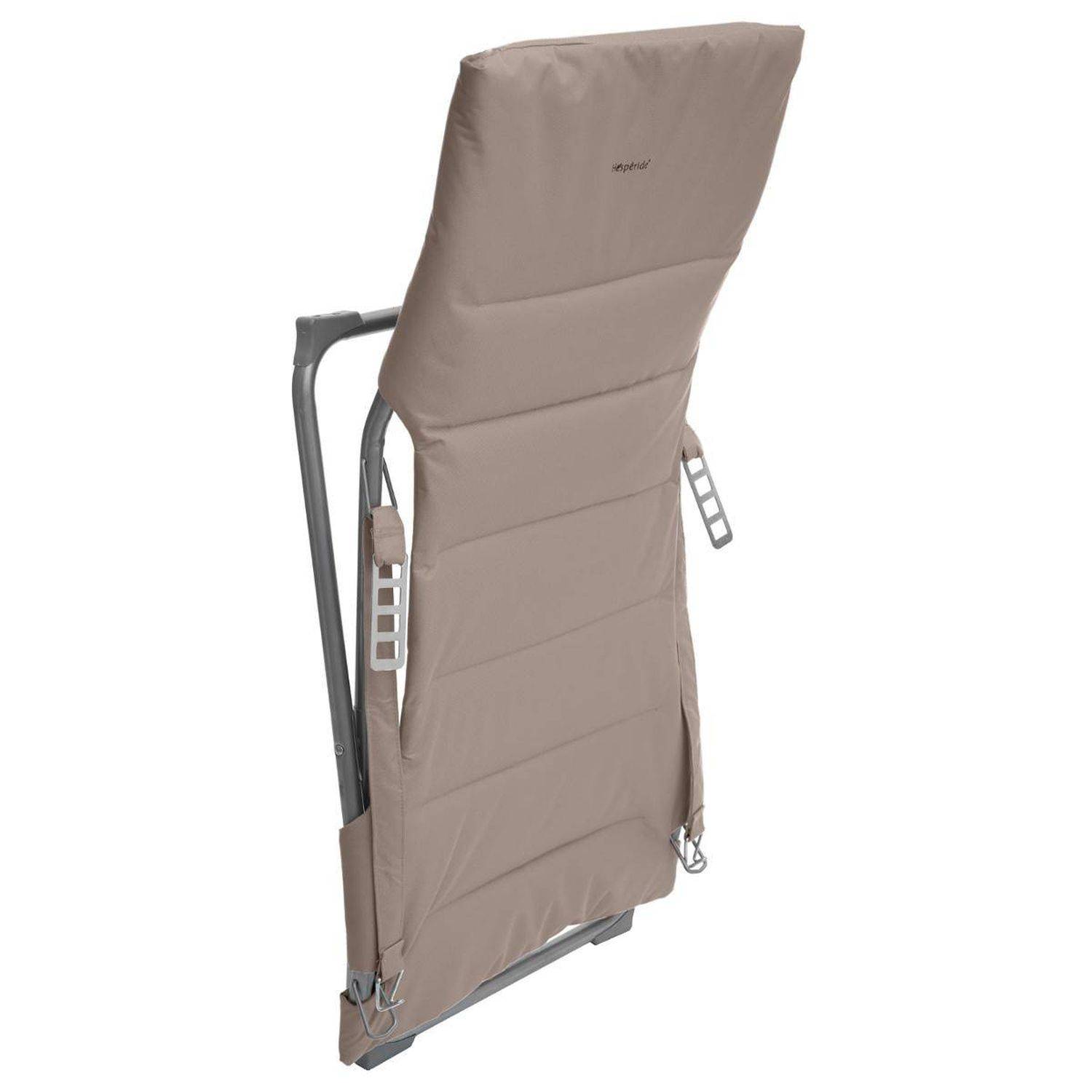Hesperide - Fauteuil relax de jardin pliable Milos - 3 Positions - Taupe - Imagen 4