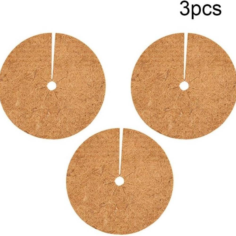 10 Tapis Protection Arbres Fibre Coco Naturelle 7-19 Pouces - Intérieur Extérieur