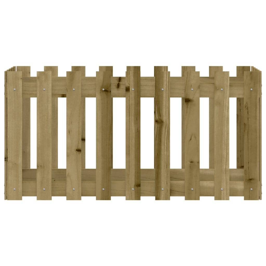 ComfortXL - Carré potager haut pin traité autoclave design clôture 100x50x50 cm – ComfortXL Outdoor Living - Image 5