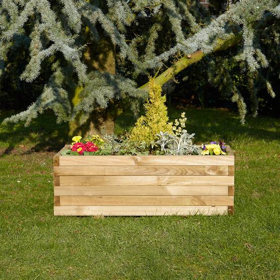 Jardinière en bois Primo 90 - Cémonjardin - Imagen 3