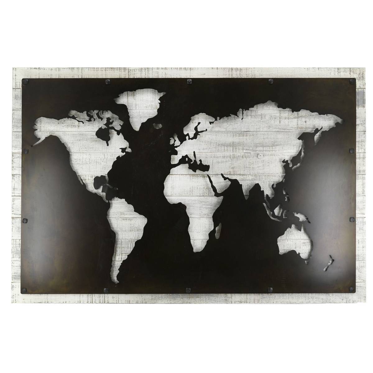 Aubry Gaspard - Mappemonde en medium et métal - Imagen 1