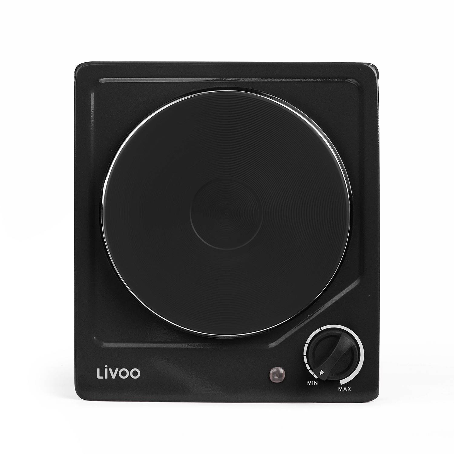 Livoo - Plaque de cuisson 1 foyer, Livoo DOC167N - 1500W - plaque Noir Intégré 26 cm Plaque encastrable - Image 1