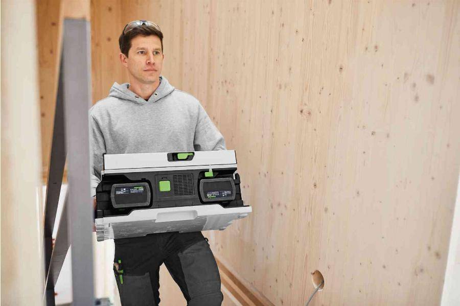 Scie circulaire sur table sans fil 36V (2x18V) CSC SYS 50 EBI-Basic - FESTOOL - sans batterie ni chargeur - avec accessoires - 576820 - Image 4