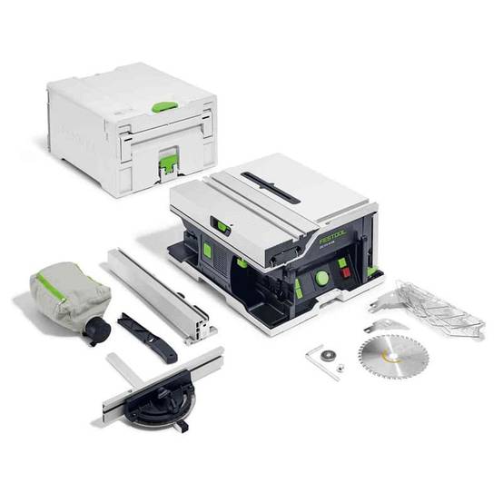 Scie circulaire sur table sans fil 36V (2x18V) CSC SYS 50 EBI-Basic - FESTOOL - sans batterie ni chargeur - avec accessoires - 576820 - Image 1