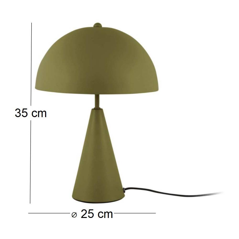 Leitmotiv - Lampe à poser en métal Sublime Vert mousse Leitmotiv - Imagen 4