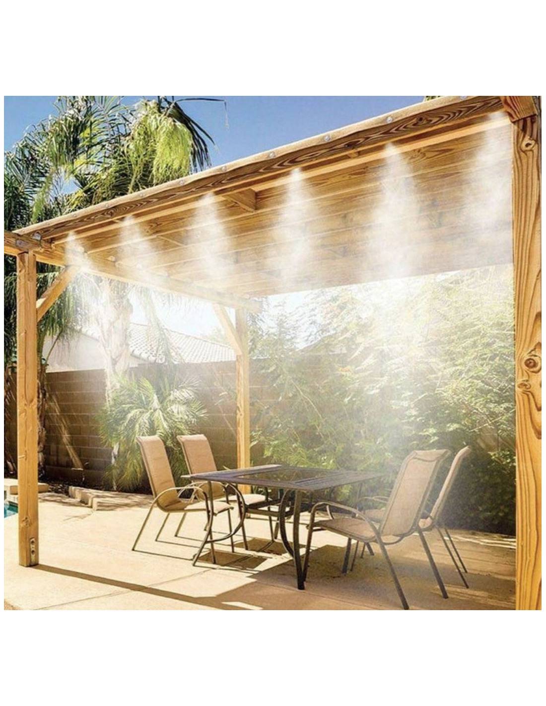 Kit De Brumisation 6 Mêtres Complet Pour Terrasse Ou Parasol - Rain - Image 3