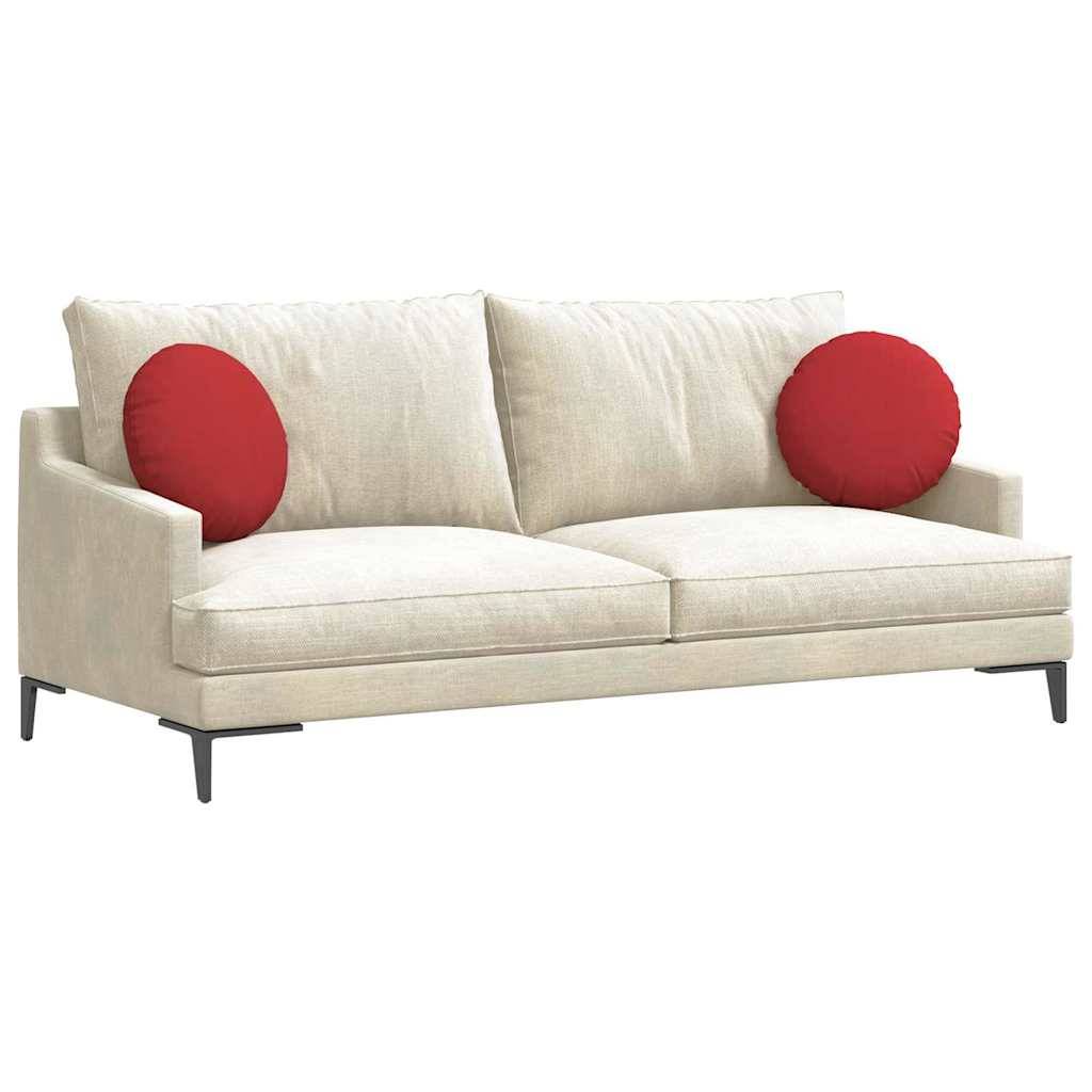 ComfortXL - Jeu de 2 Coussins de Siège Ronds Tissu Confortable et Lavable pour Maison Rouge Ø 40 cm – ComfortXL Outdoor Living - Image 3