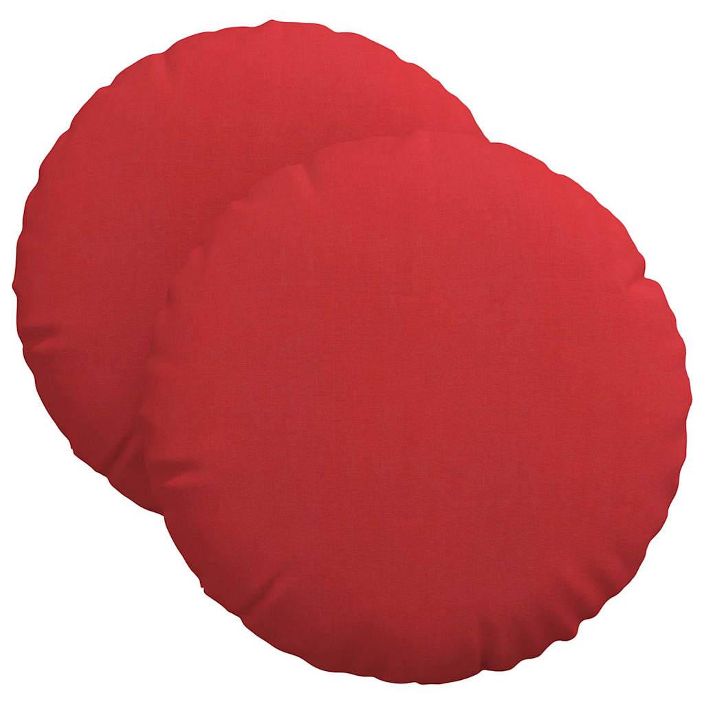 ComfortXL - Jeu de 2 Coussins de Siège Ronds Tissu Confortable et Lavable pour Maison Rouge Ø 40 cm – ComfortXL Outdoor Living - Image 2