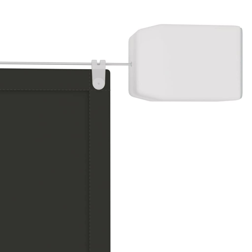 Helloshop26 - Auvent vertical 180 x 800 cm tissu oxford anthracite - Imagen 3