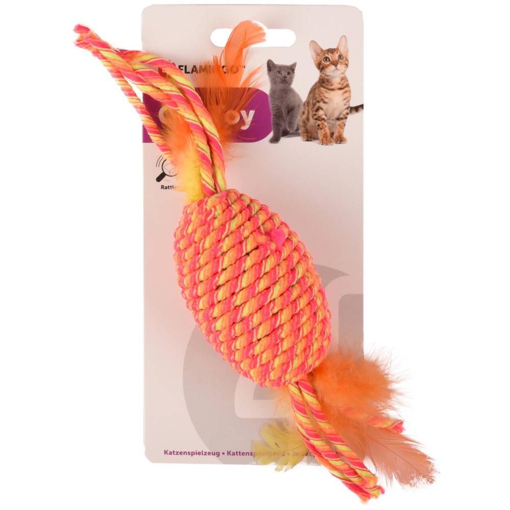 rouleau BIBI orange 29 cm Jouet pour chat - Imagen 2