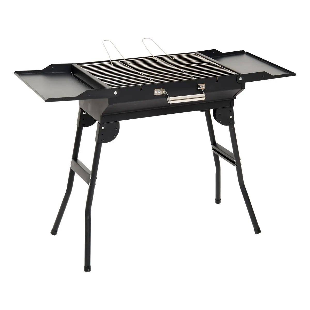 Barbecue à Charbon Pliant "Grille" 82cm Noir - Image 1