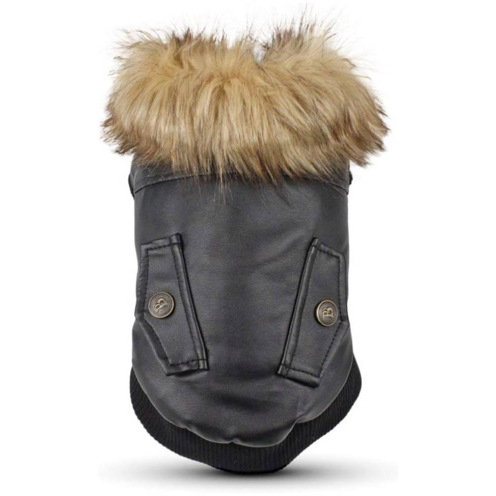 Manteau en cuir pour chiens - XL - Image 2