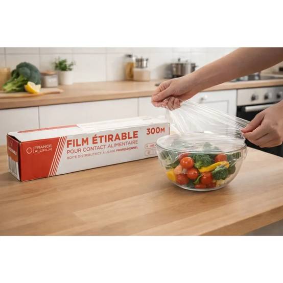 Autre - Rouleau de film étirable alimentaire 300 m x 30 cm - Image 7