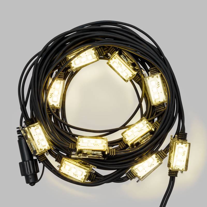 Lotti - Guirlande stroboscopique flash 10 lampes blanc chaud connectable professionnelle 230V IP44 Lotti - Imagen 3