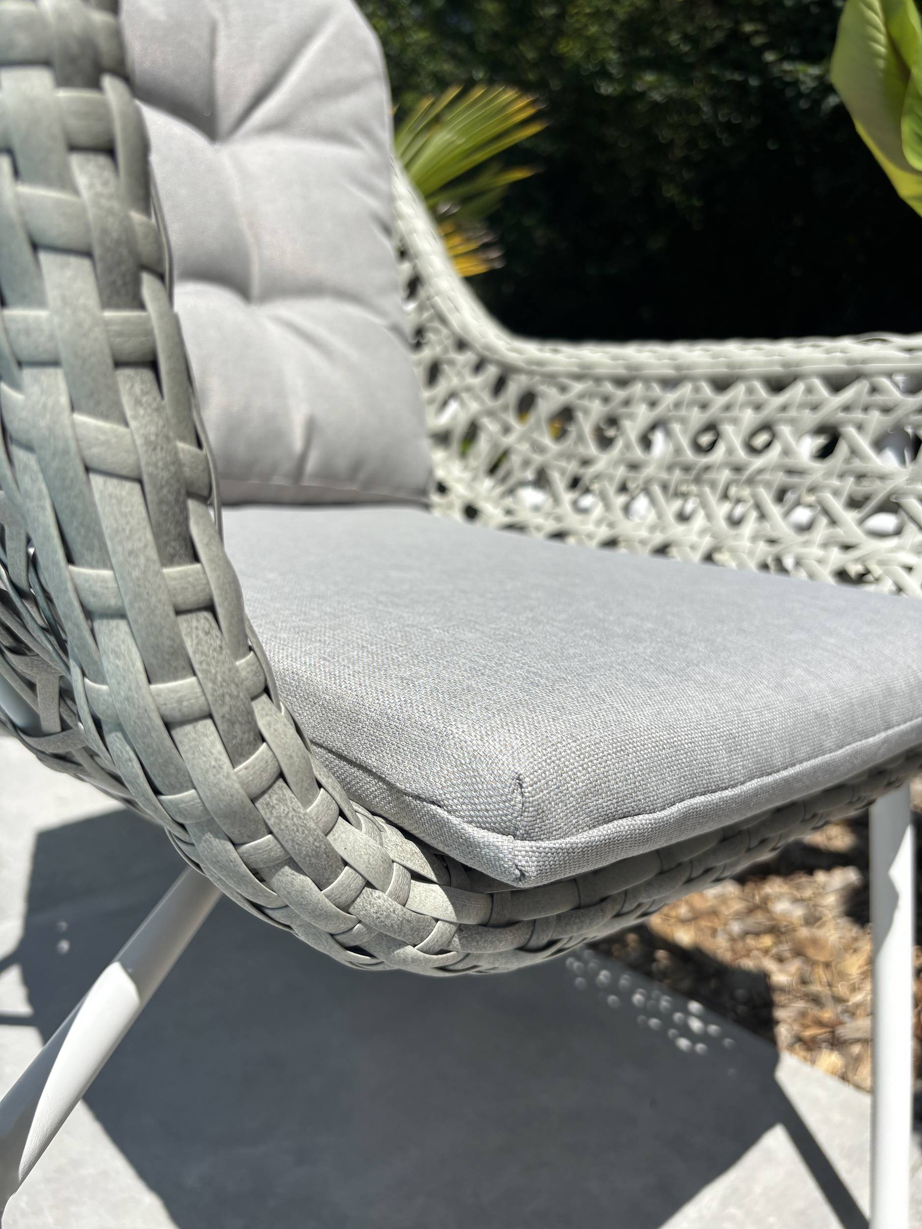 Fauteuil de jardin ELBA - BLANC - REMARQUABLE - Image 6