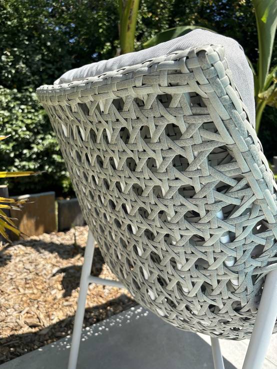 Fauteuil de jardin ELBA - BLANC - REMARQUABLE - Image 4