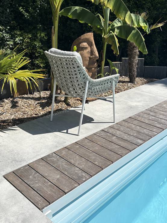 Fauteuil de jardin ELBA - BLANC - REMARQUABLE - Image 3