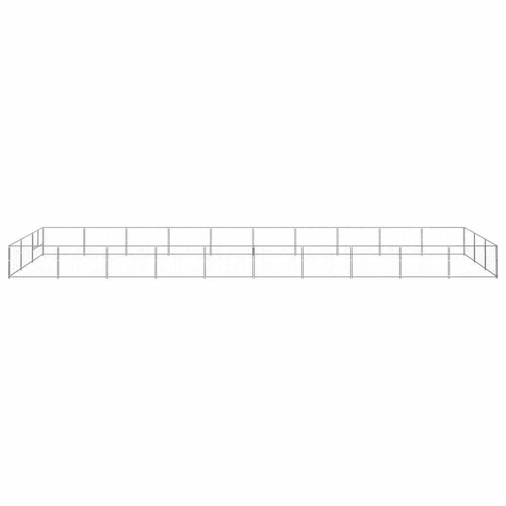 Vidaxl - Chenil Argenté 30 m² Acier vidaXL 3082142 - Imagen 5