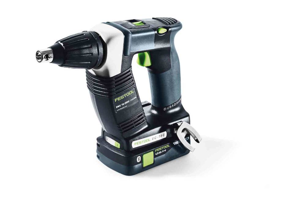 Festool - Visseuse plaquiste 18V DURADRIVE DWC 18-2500 HPC 4,0 I-Plus + 2 batteries 4Ah + chargeur en coffret SYSTAINER SYS 3 - FESTOOL - 576498 - Imagen 2