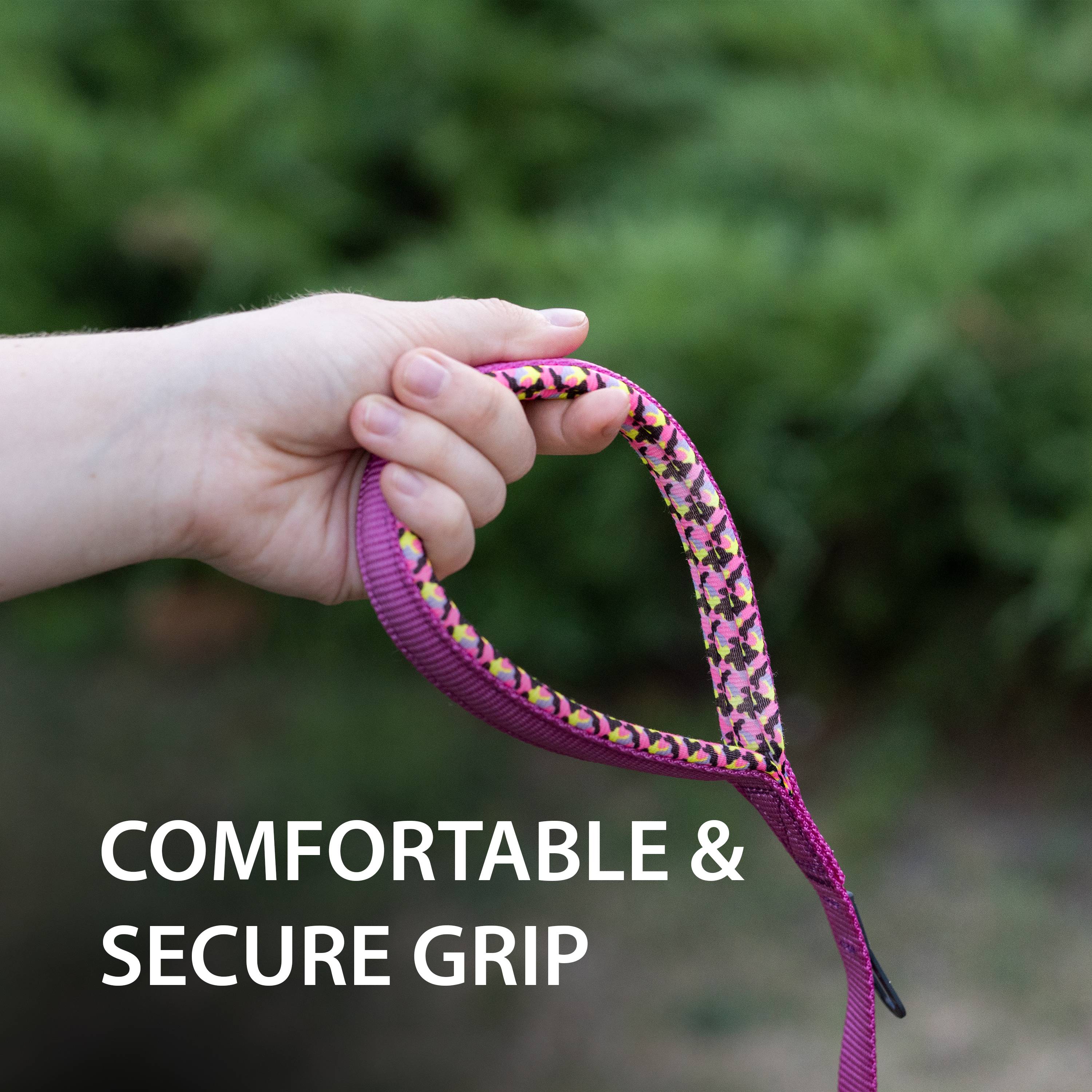 Ferplast - Ferplast laisse pour chien DAYTONA FANTASY, Laisse en nylon pour petit chien, 120 cm, avec poignée rembourrée confortable et mousqueton en métal. - Imagen 6