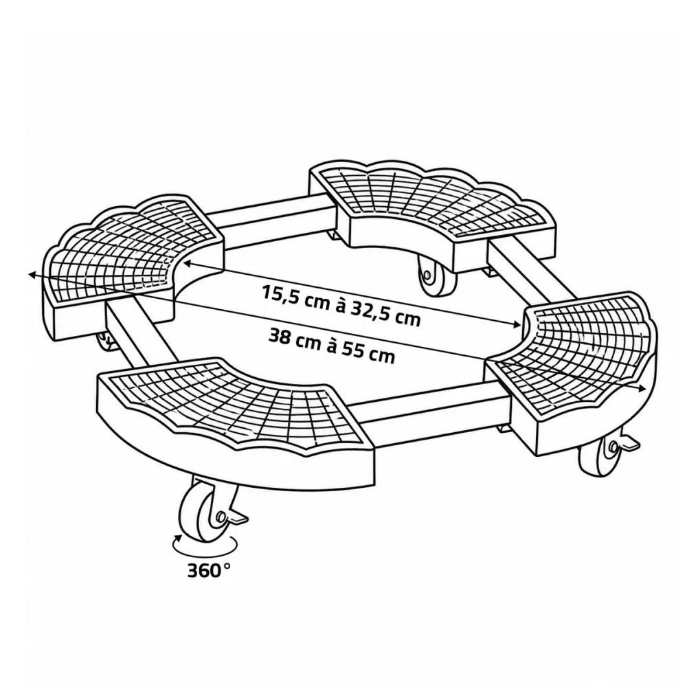 Support plante 360° ajustable - Image 5