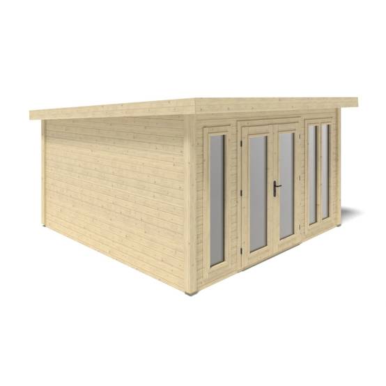 Altanka - Abri de jardin en bois Kira 4,04x4,09m - 12m2 - Ep. 34mm - 000009 - ALTANKA - Image 5