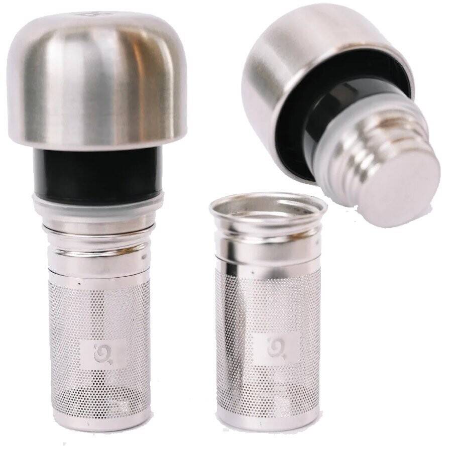 Bouchon spécial infuseur Qwetch 750ml / 1L - Inox brossé - QDB36 - Imagen 2