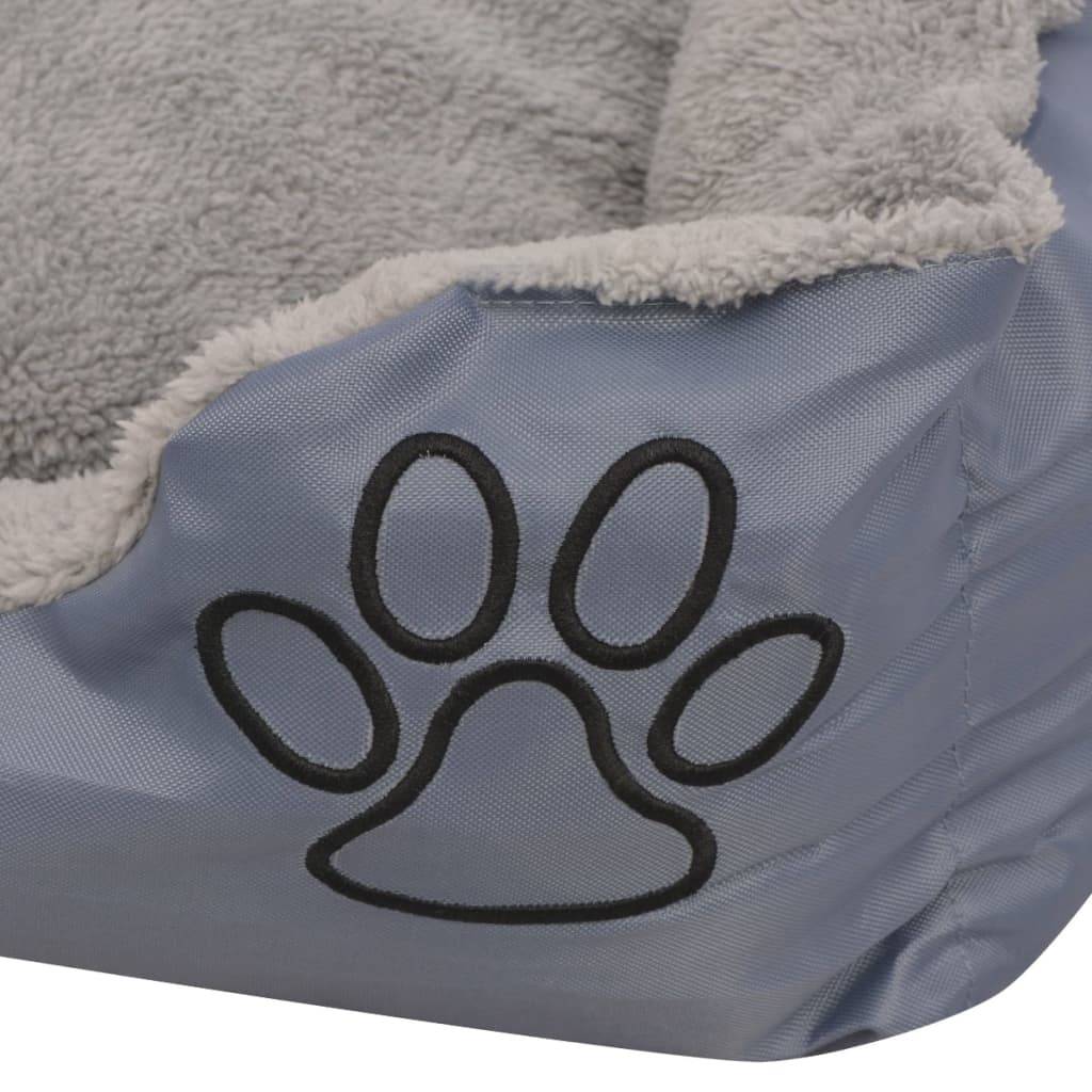 Vidaxl - Lit pour chiens avec coussin rembourré Taille L Gris vidaXL 170415 - Imagen 3