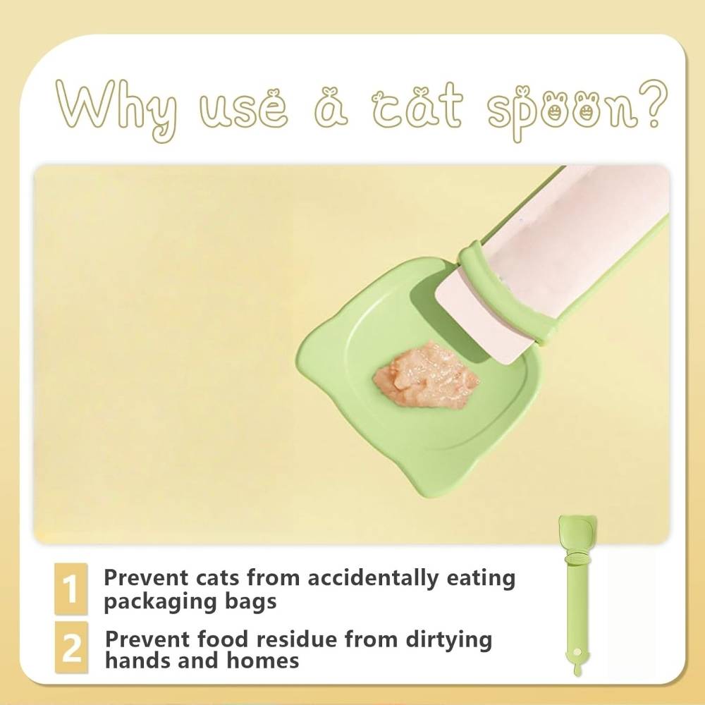 IntiMeg - Distributeur de nourriture pour chat vert - IntiMeg - Image 2
