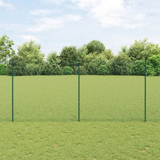 PANGIVO - Clôture Acier et PVC Verte 1,4 x 10 m, Poids :27.79kg - PANGIVO - Image 1