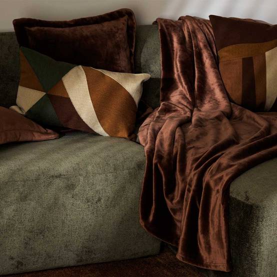 Coussin Déco Imprimé "Hary" 30x50cm Vert - Image 6