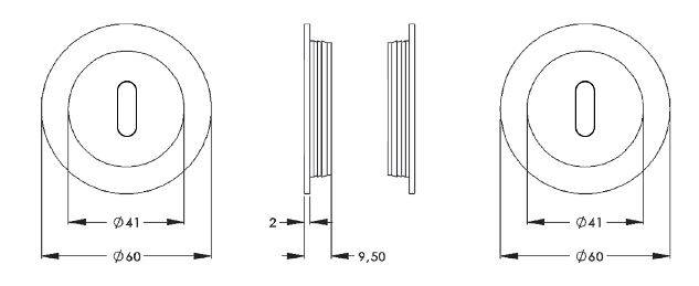 Kit poignée cuvette rond KARCHER DESIGN Inox poli - EPD3 BB 72 - Imagen 1