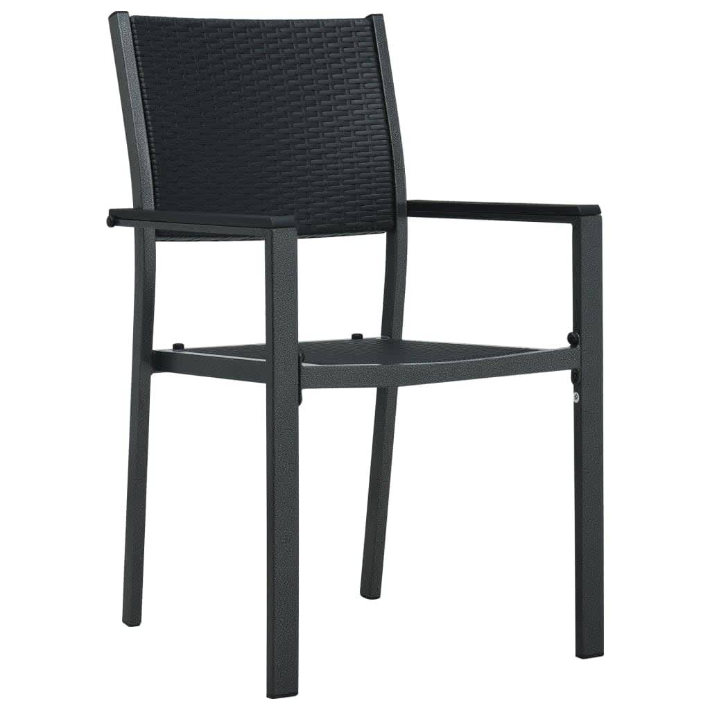 Ensemble Repas 6P 140cm Plastique Aspect Rotin Bicolore – ComfortXL Outdoor Living - Image 3