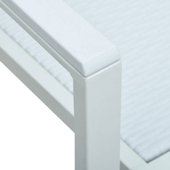 Ensemble Repas 6P 140cm Plastique Aspect Rotin Bicolore – ComfortXL Outdoor Living - Image 8