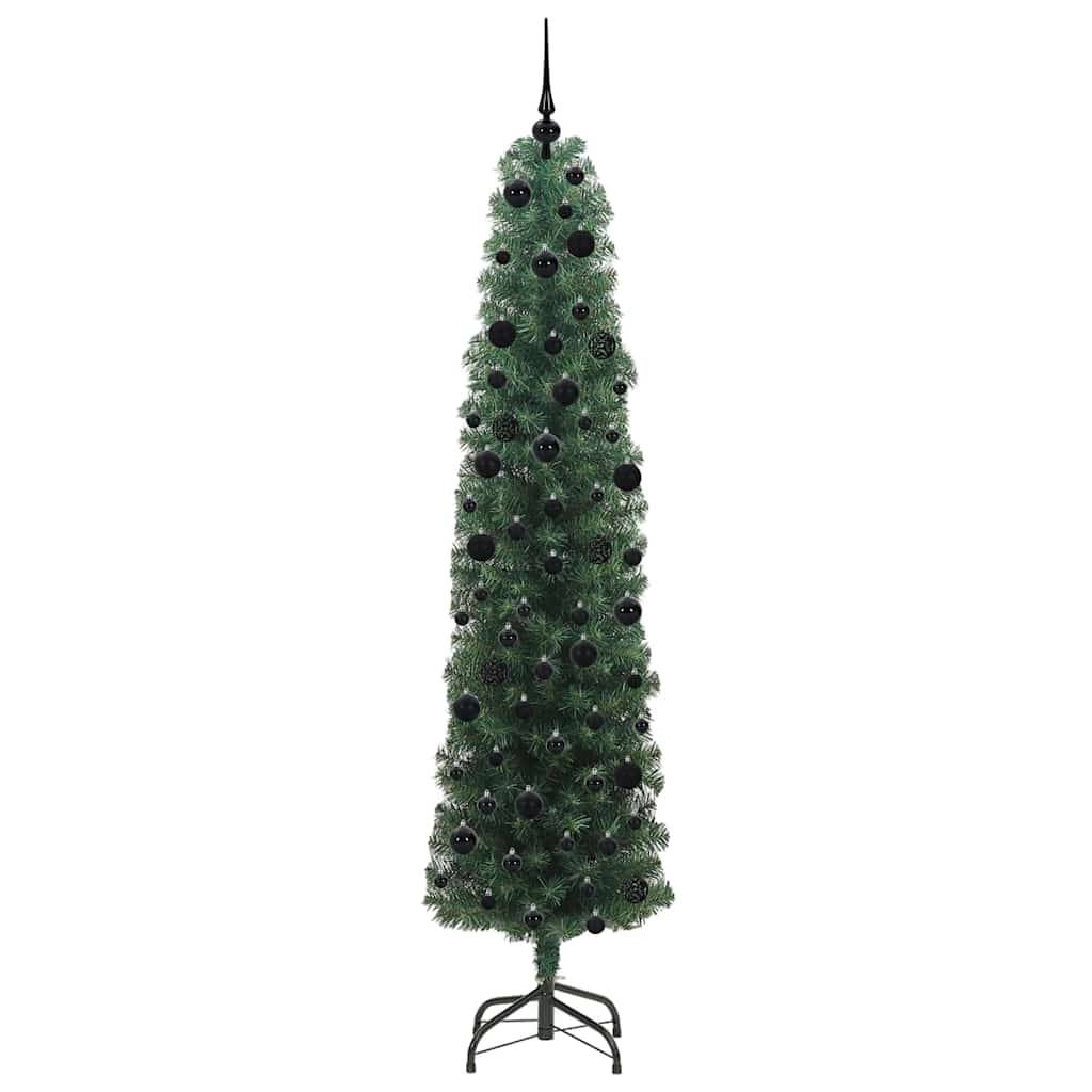 ComfortXL - Sapin de Noël Lumineux 240 cm Vert, Kit Prêt à l'Emploi avec Guirlande LED et 120 Décorations – ComfortXL Outdoor Living - Image 4