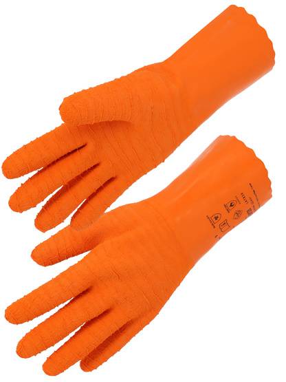 Gant chimique long latex crêpe 310 mm LAT830 T.10 SINGER - LAT83010 - Imagen 1