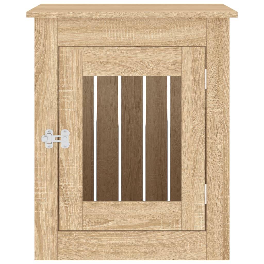 Niche plastique bois et acier marron 55 x 75 x 65 cm - Prolenta premium p361.0 - Image 7